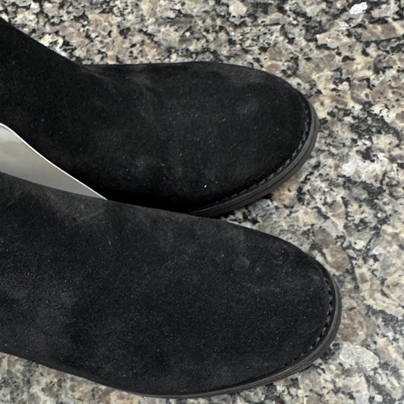 Aqua College waterproof Black Suede Ankle Boots NEW 6.5 - Picture 10 of 13